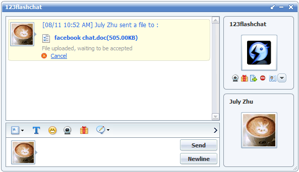 Send file