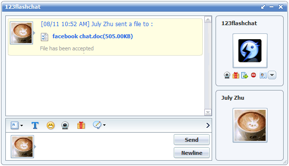 Send file